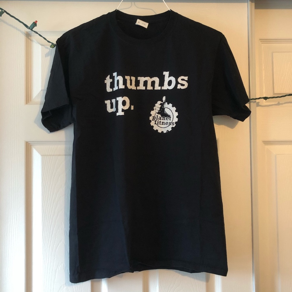 Planet Fitness Thumbs Up T-Shirt - Picture 1 of 2